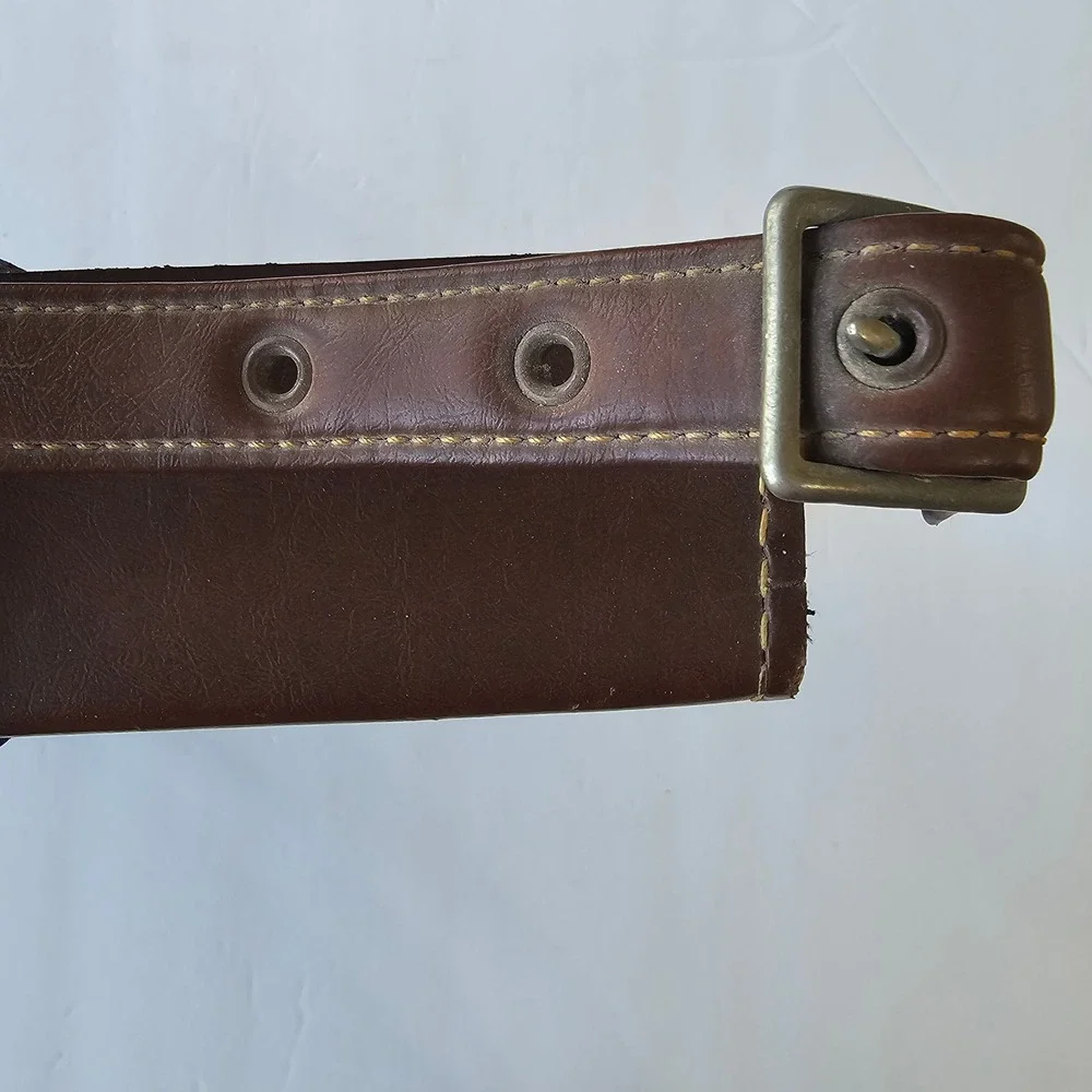 Vintage Polaroid Camera Case Brown Leatherette Carrying‎ Bag Retro Photography